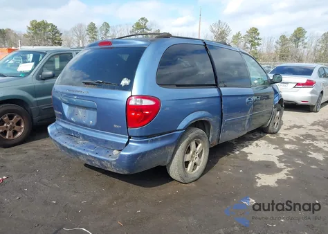 2007 Dodge Grand Caravan Sxt из США, поврежденный, VIN 2D8GP44L97R318562